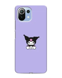 Чехол для Xiaomi Mi 11 Lite с картинкой «Kuromi — фиолетовый минимализм» Чехол для Xiaomi Mi 11 Lite с картинкой «Kuromi — фиолетовый минимализм»