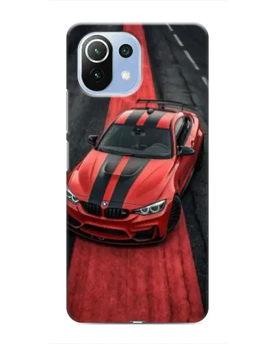Чехол для Xiaomi Mi 11 Lite с картинкой «BMW на красной дорожке» Чехол для Xiaomi Mi 11 Lite с картинкой «BMW на красной дорожке»