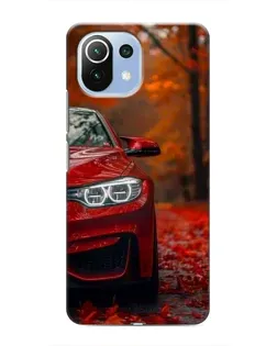 Чехол для Xiaomi Mi 11 Lite с картинкой «Осенняя BMW M4»