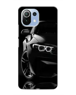 Чехол для Xiaomi Mi 11 Lite с картинкой «Черная BMW — профиль» Чехол для Xiaomi Mi 11 Lite с картинкой «Черная BMW — профиль»