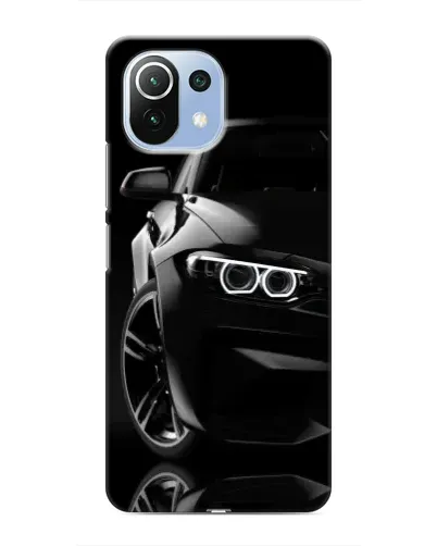 Чехол для Xiaomi Mi 11 Lite с картинкой «Черная BMW — профиль» Чехол для Xiaomi Mi 11 Lite с картинкой «Черная BMW — профиль»