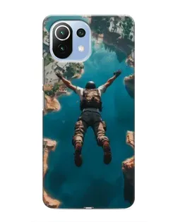 Чехол для Xiaomi Mi 11 Lite с картинкой «PUBG — свободное падение»