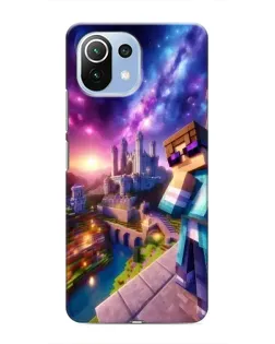 Чохол для Xiaomi Mi 11 Lite з картинкою «Стів та космос» Чохол для Xiaomi Mi 11 Lite з картинкою «Стів та космос»