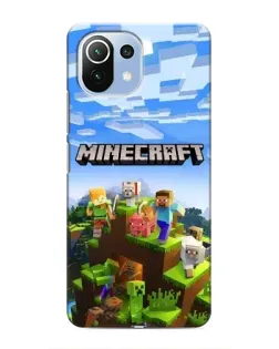 Чехол для Xiaomi Mi 11 Lite с картинкой «Minecraft классический мир» Чехол для Xiaomi Mi 11 Lite с картинкой «Minecraft классический мир»
