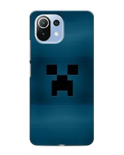Чехол для Xiaomi Mi 11 Lite с картинкой «Крипер текстура» Чехол для Xiaomi Mi 11 Lite с картинкой «Крипер текстура»