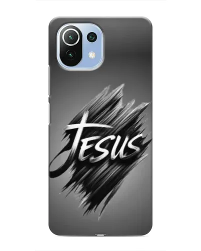 Чехол для Xiaomi Mi 11 Lite с картинкой «Надпись Jesus Graffiti» Чехол для Xiaomi Mi 11 Lite с картинкой «Надпись Jesus Graffiti»
