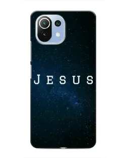 Чехол для Xiaomi Mi 11 Lite с картинкой «Звездное небо Jesus»