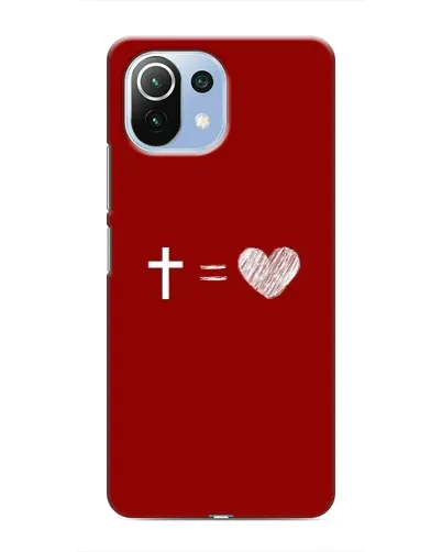 Чехол для Xiaomi Mi 11 Lite с картинкой «Уравнение любви» Чехол для Xiaomi Mi 11 Lite с картинкой «Уравнение любви»