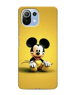 Чехол для Xiaomi Mi 11 Lite с картинкой «Микки на желтом»