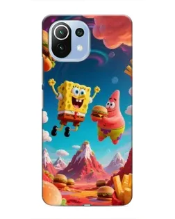 Чехол для Xiaomi Mi 11 Lite с картинкой «Космический фастфуд»