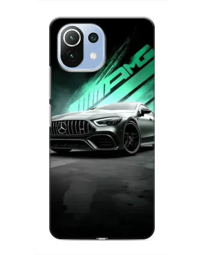 Чехол для Xiaomi Mi 11 Lite с картинкой «Темный Mercedes AMG» Чехол для Xiaomi Mi 11 Lite с картинкой «Темный Mercedes AMG»