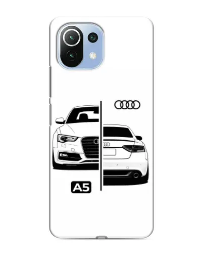 Чехол для Xiaomi Mi 11 Lite с картинкой «Audi — контрастный дизайн» Чехол для Xiaomi Mi 11 Lite с картинкой «Audi — контрастный дизайн»