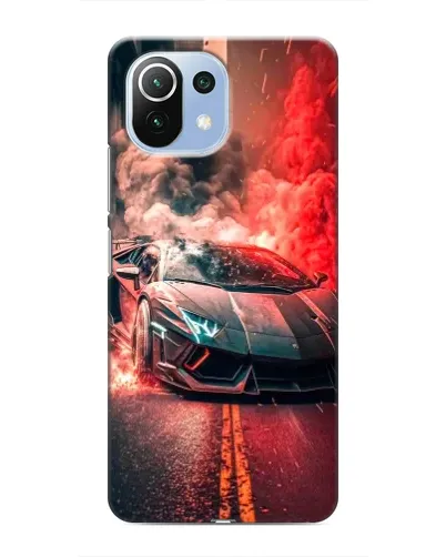 Чехол для Xiaomi Mi 11 Lite с картинкой «Lamborghini красный дым» Чехол для Xiaomi Mi 11 Lite с картинкой «Lamborghini красный дым»