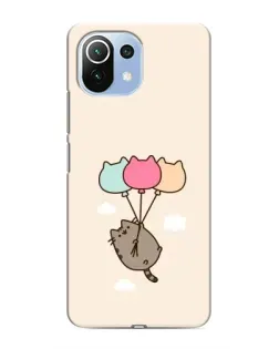 Чехол для Xiaomi Mi 11 Lite с картинкой «Пушин на шариках»