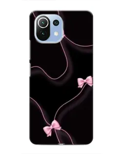 Чехол для Xiaomi Mi 11 Lite с картинкой «Розовые ленты» Чехол для Xiaomi Mi 11 Lite с картинкой «Розовые ленты»