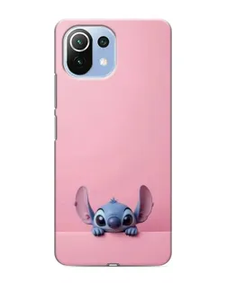Чохол для Xiaomi Mi 11 Lite з картинкою «Stitch визирає»