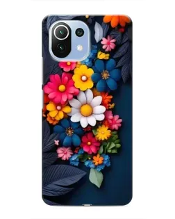 Чехол для Xiaomi Mi 11 Lite с картинкой «Цветочная феерия»