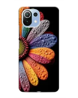 Чехол для Xiaomi Mi 11 Lite с картинкой «Радужный цветок»