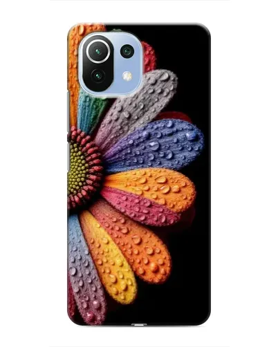 Чехол для Xiaomi Mi 11 Lite с картинкой «Радужный цветок» Чехол для Xiaomi Mi 11 Lite с картинкой «Радужный цветок»