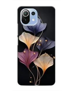 Чехол для Xiaomi Mi 11 Lite с картинкой «Лиловые цветы грации»