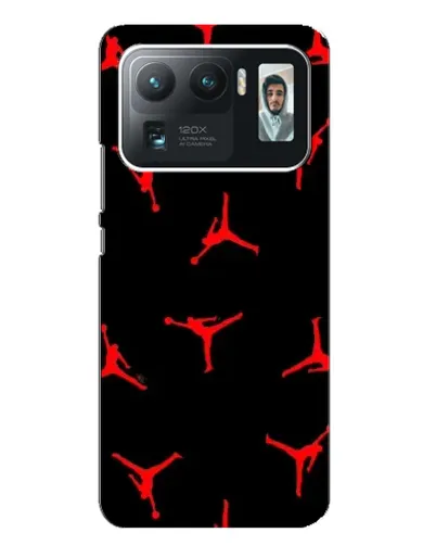 Чехол для Xiaomi Mi 11 Ultra с картинкой «Jordan Red Pattern»
