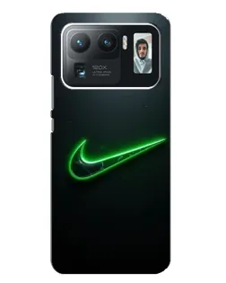 Чохол для Xiaomi Mi 11 Ultra з картинкою «Неоновий контур Nike»