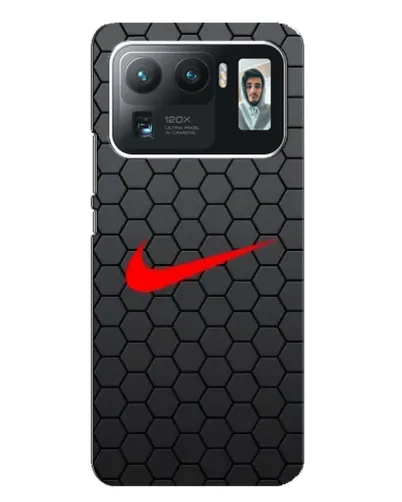 Чехол для Xiaomi Mi 11 Ultra с картинкой «Nike — карбоновая сетка»