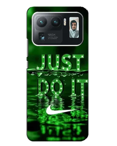 Чехол для Xiaomi Mi 11 Ultra с картинкой «Зеленый неоновый Nike»