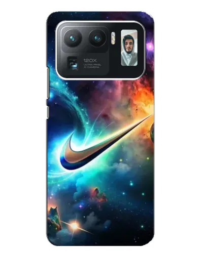 Чехол для Xiaomi Mi 11 Ultra с картинкой «Космический Nike Swoosh»