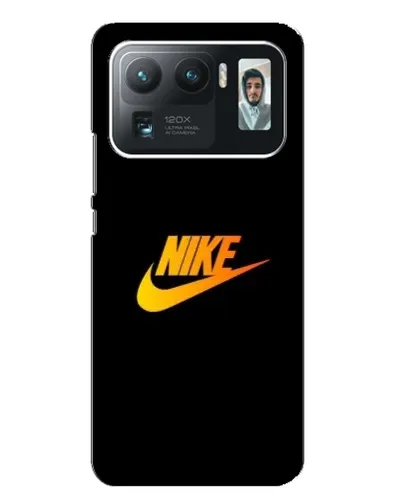 Чехол для Xiaomi Mi 11 Ultra с картинкой «Золотой логотип Nike»
