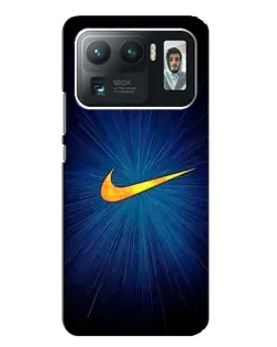 Чехол для Xiaomi Mi 11 Ultra с картинкой «Синий пульс Nike» Чехол для Xiaomi Mi 11 Ultra с картинкой «Синий пульс Nike»