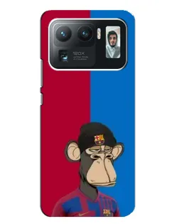 Чехол для Xiaomi Mi 11 Ultra с картинкой «Bored Ape — фанат Барсы» Чехол для Xiaomi Mi 11 Ultra с картинкой «Bored Ape — фанат Барсы»