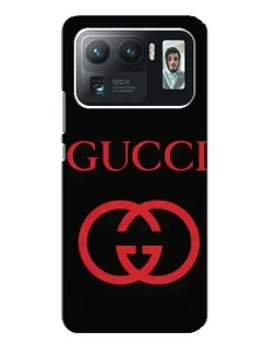 Чехол для Xiaomi Mi 11 Ultra с картинкой «Gucci — красный логотип» Чехол для Xiaomi Mi 11 Ultra с картинкой «Gucci — красный логотип»