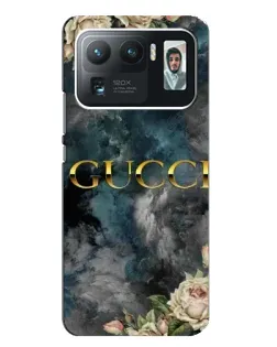 Чехол для Xiaomi Mi 11 Ultra с картинкой «Абстрактные цветы Gucci» Чехол для Xiaomi Mi 11 Ultra с картинкой «Абстрактные цветы Gucci»