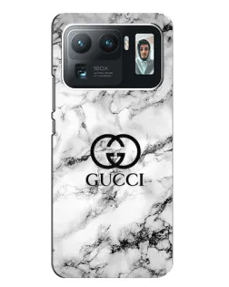 Чехол для Xiaomi Mi 11 Ultra с картинкой «Gucci — мраморный шик» Чехол для Xiaomi Mi 11 Ultra с картинкой «Gucci — мраморный шик»