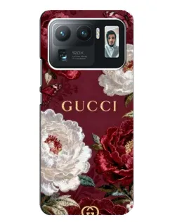 Чехол для Xiaomi Mi 11 Ultra с картинкой «Gucci — бордовые розы» Чехол для Xiaomi Mi 11 Ultra с картинкой «Gucci — бордовые розы»