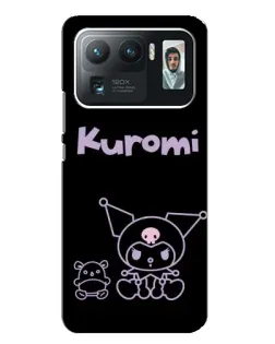 Чехол для Xiaomi Mi 11 Ultra с картинкой «Kuromi — черный минимализм»