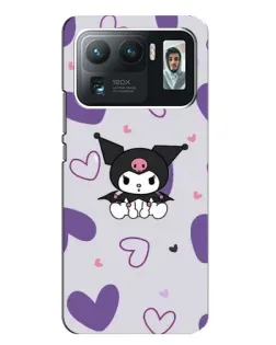 Чехол для Xiaomi Mi 11 Ultra с картинкой «Kuromi и лавандовые сердца»