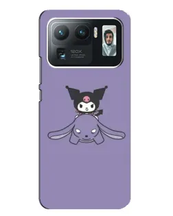 Чехол для Xiaomi Mi 11 Ultra с картинкой «Kuromi на лиловом фоне»