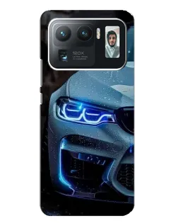 Чехол для Xiaomi Mi 11 Ultra с картинкой «Взгляд BMW с синими фарами» Чехол для Xiaomi Mi 11 Ultra с картинкой «Взгляд BMW с синими фарами»