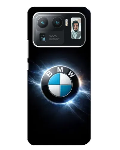 Чехол для Xiaomi Mi 11 Ultra с картинкой «BMW — неоновое сияние»