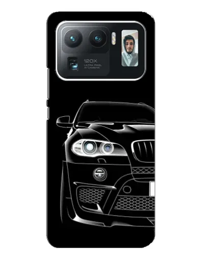Чехол для Xiaomi Mi 11 Ultra с картинкой «Темный силуэт BMW»