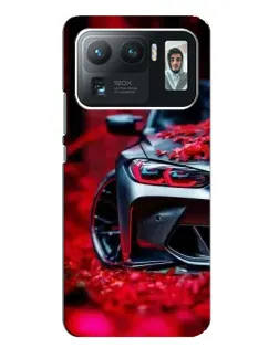 Чехол для Xiaomi Mi 11 Ultra с картинкой «Спортивная BMW и цветы» Чехол для Xiaomi Mi 11 Ultra с картинкой «Спортивная BMW и цветы»
