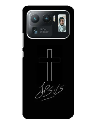 Чехол для Xiaomi Mi 11 Ultra с картинкой «Графический крест Jesus» Чехол для Xiaomi Mi 11 Ultra с картинкой «Графический крест Jesus»