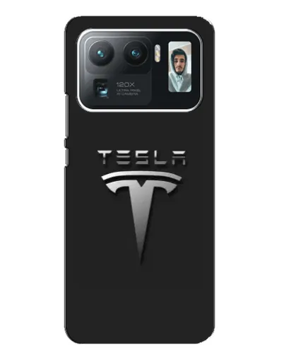 Чехол для Xiaomi Mi 11 Ultra с картинкой «Стальной логотип Tesla» Чехол для Xiaomi Mi 11 Ultra с картинкой «Стальной логотип Tesla»