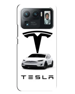 Чехол для Xiaomi Mi 11 Ultra с картинкой «Tesla White Style» Чехол для Xiaomi Mi 11 Ultra с картинкой «Tesla White Style»