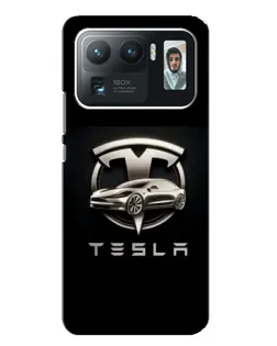 Чехол для Xiaomi Mi 11 Ultra с картинкой «Tesla — серебристое авто» Чехол для Xiaomi Mi 11 Ultra с картинкой «Tesla — серебристое авто»