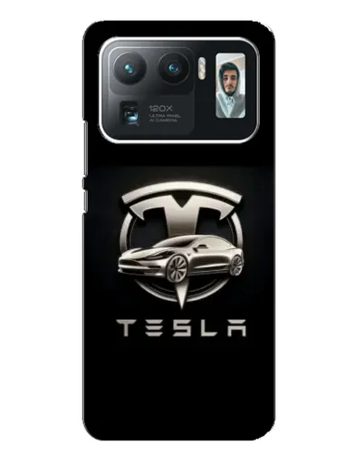 Чехол для Xiaomi Mi 11 Ultra с картинкой «Tesla — серебристое авто» Чехол для Xiaomi Mi 11 Ultra с картинкой «Tesla — серебристое авто»