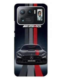 Чохол для Xiaomi Mi 11 Ultra з картинкою «Mercedes — білий карбон»