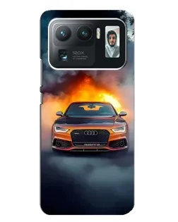 Чехол для Xiaomi Mi 11 Ultra с картинкой «Audi в огненном дыму» Чехол для Xiaomi Mi 11 Ultra с картинкой «Audi в огненном дыму»